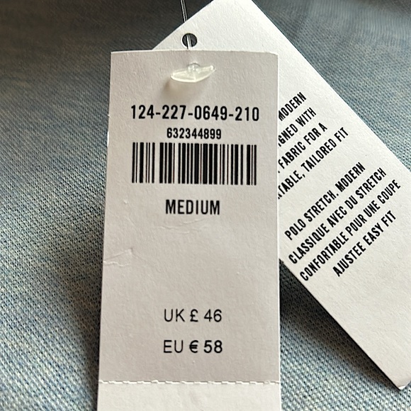 light blue shirt,medium size very soft and great quality,and never worn - Picture 5 of 5